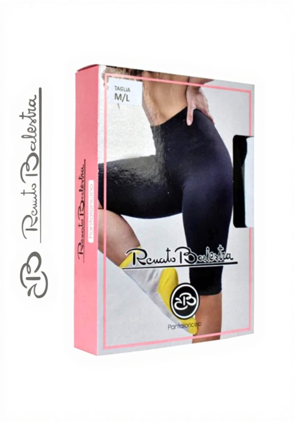 Leggings sportivi donna BESTCALZE Monica3 nero cotone