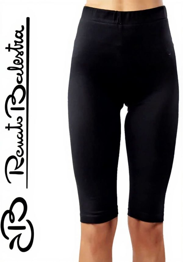 Leggings sportivi donna BESTCALZE Monica3 nero cotone