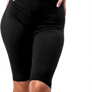 Leggings sportivi donna BESTCALZE Monica3 nero cotone