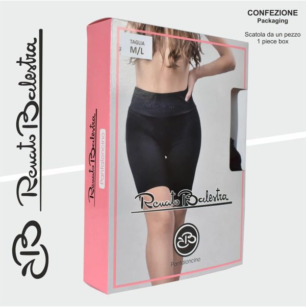 Leggings corti donna BESTCALZE cotone elasticizzato yoga-5