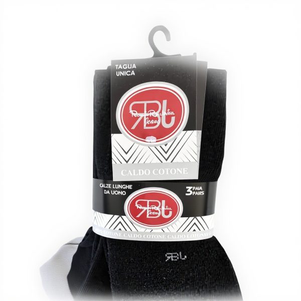 Calze invernali uomo Renato Balestra cotone caldo rinforzate