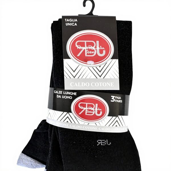 Calze invernali uomo Renato Balestra cotone caldo rinforzate