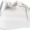 Sneakers Donna Renato Balestra Platform Strass Bianco-5