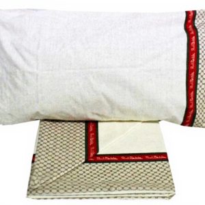 Lenzuola Matrimoniali Russo Tessuti GIORGIA Nero Balestra