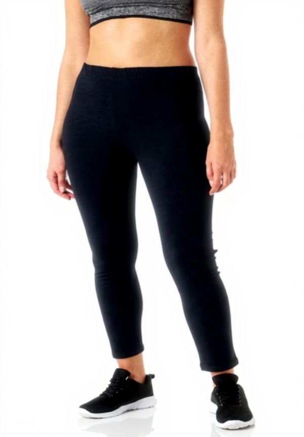 Leggings Donna Renato Balestra Cotone Elasticizzato Nero