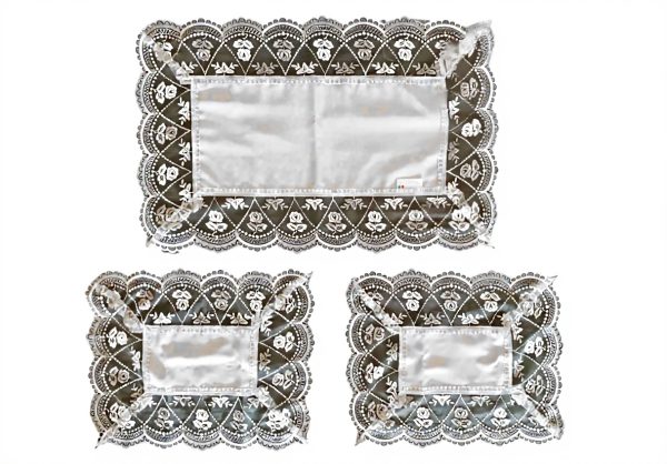 Renato Balestra Macrame Lace Runner Set 3 Pieces Home Decor