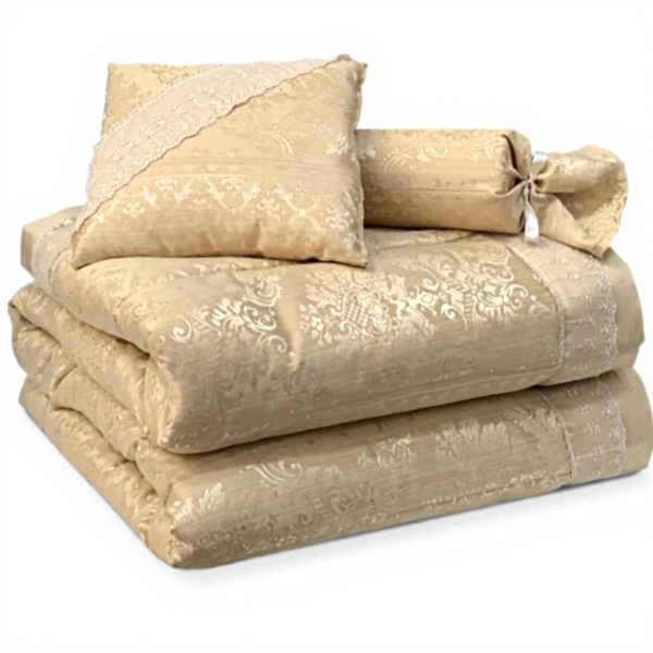 Trapunta invernale matrimoniale Nada Home pizzo macramè