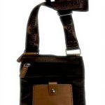 Borsello Uomo Renato Balestra Nylon Eco Pelle Marrone