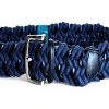 Renato Balestra Woven Mens Belt Blue Italian Fashion