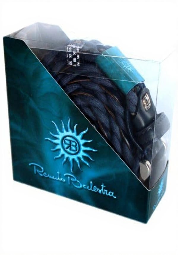 Renato Balestra Woven Mens Belt Blue Italian Fashion