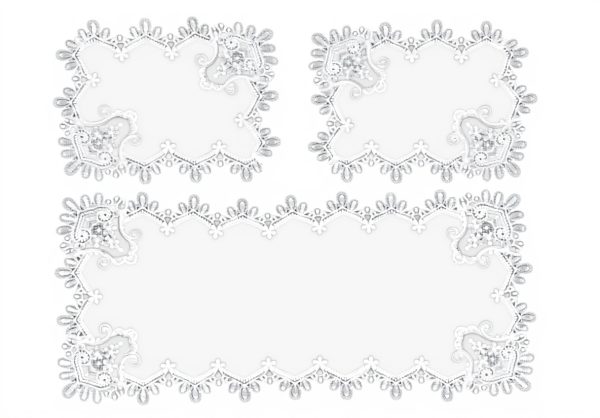 Renato Balestra Macrame Runner Set 3 Piece Polyester