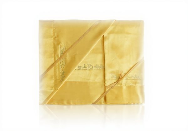 Renato Balestra Lenzuola Matrimoniale Raso Oro