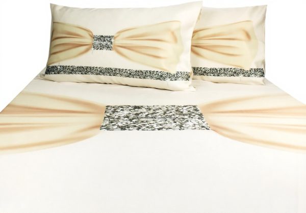 Renato Balestra Linen Set Polyester Bedding Elegance Sand