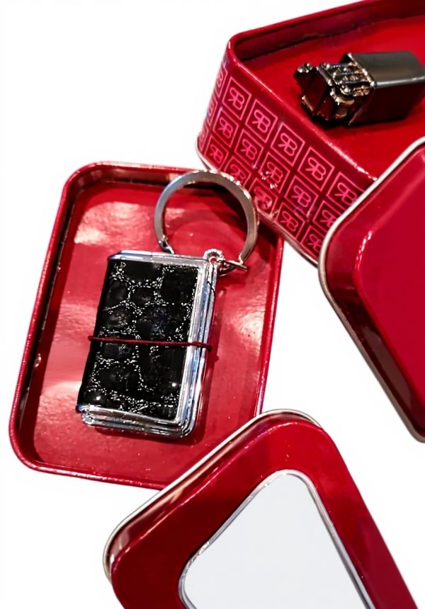 Renato Balestra Keychain Lighter Gray Black Home Decor