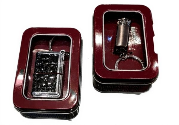 Renato Balestra Keychain Lighter Gray Black Home Decor