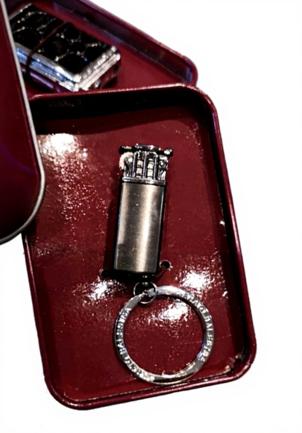 Renato Balestra Keychain Lighter Gray Black Home Decor