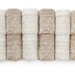 Set asciugamani Renato Balestra cotone pizzo bianco Noemi