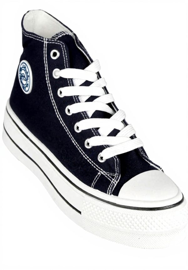 Renato Balestra Sneakers Donna Blu Scuro Tessuto Casual