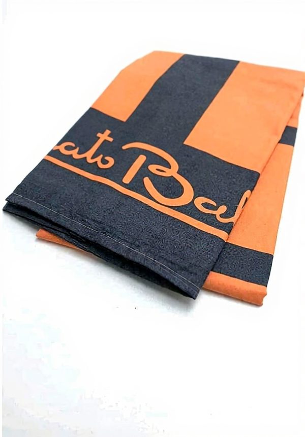 Telo Mare Microfibra Renato Balestra Arancio Nero