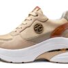 Sneakers Queen Helena donna ecopelle beige RB2532 taglie-3