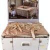 Trapunta Renato Balestra Marrone Cotone Pizzo Ipoallergenico-1
