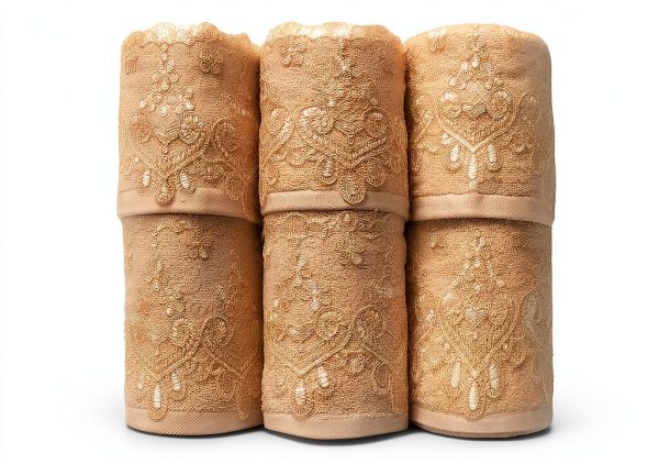 Russo Tessuti Set Asciugamani Renato Balestra Spugna Pizzo