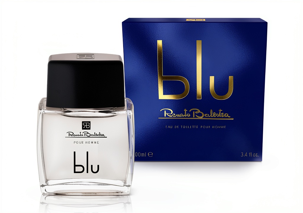 Installing Profumo Blu Balestra Uomo Fragranza Maschile Fresca on a wooden desk