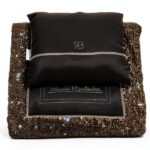 Trapunta Renato Balestra Cotone Matrimoniale Nero Lusso-0