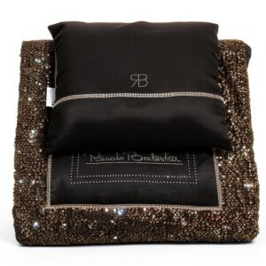 Trapunta Renato Balestra Cotone Matrimoniale Nero Lusso-0