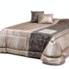 Trapunta Renato Balestra cotone grigio 270x270 cm lusso-2