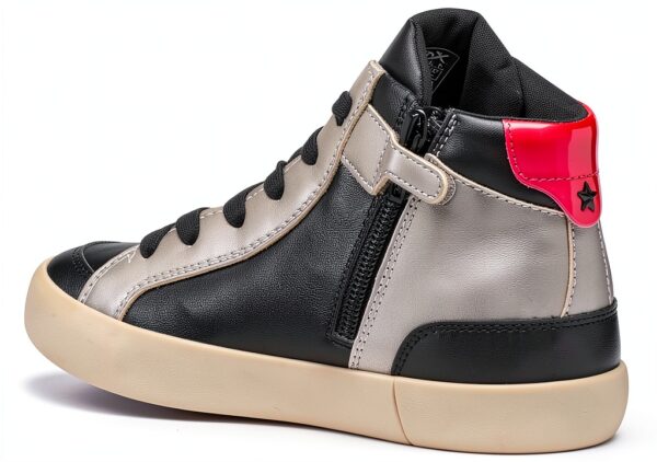 Geox Sneaker Bambina Impermeabile Traspirante Color Lt-3