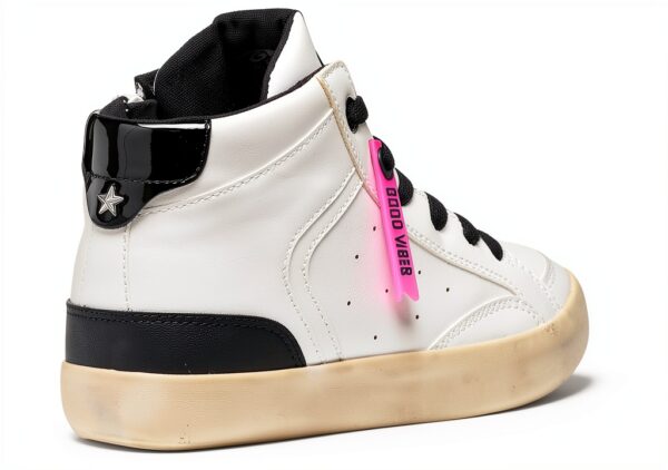 Geox Sneaker Bambine Lacci Soletta Rimovibile Traspirante-4