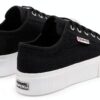 Superga Sneaker Donna Bicolor Black/White 35‑45 EU Cotone Traspirante-2