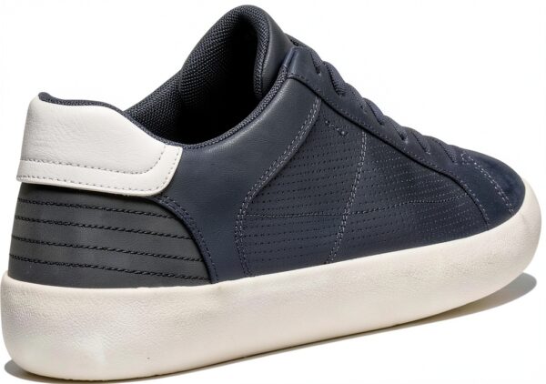 Sneaker uomo Geox pelle bassa suola resistente-7