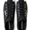 Superga Sneaker Donna Bicolor Black/White 35‑45 EU Cotone Traspirante-3