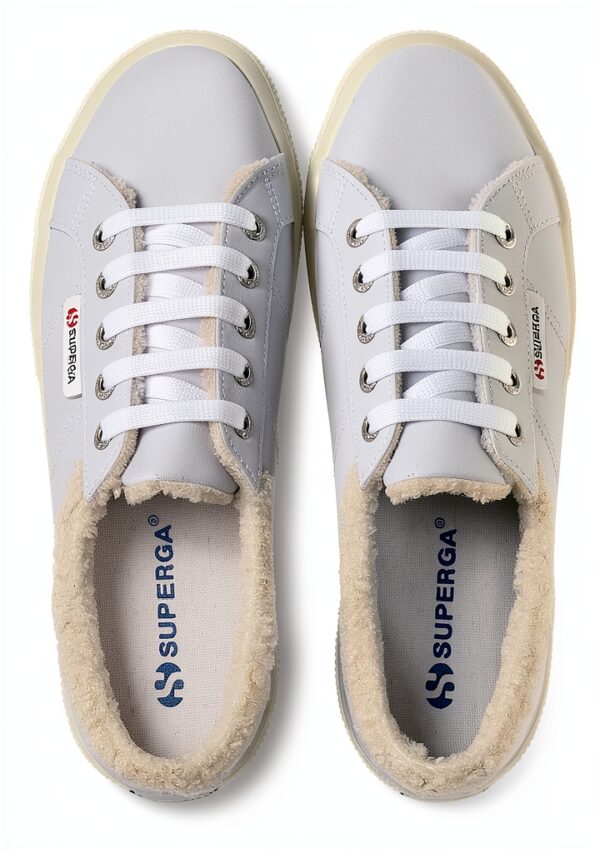 Superga Low Cut bianco vegano modello S81374W-3
