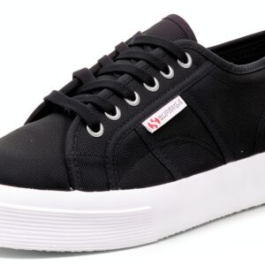 Sneaker estive Superga donna suola plateau bianco-0