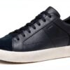 Sneaker uomo Geox pelle bassa suola resistente-5