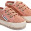 Superga Scarpe da Uomo Avorio Rosa Chiaro 24 EU con Logo-0