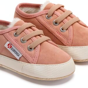 Superga Scarpe da Uomo Avorio Rosa Chiaro 24 EU con Logo-0