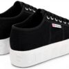 Superga Sneaker Donna Zeppa 4cm Tomaia in Cotone-2