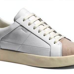 Sneaker uomo Geox suola perforata colore Navy-0
