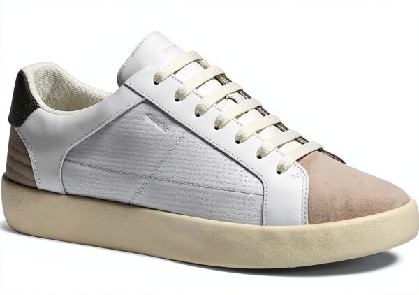 Sneaker uomo Geox suola perforata colore Navy-0