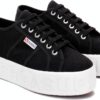 Superga Sneaker Donna Zeppa 4cm Tomaia in Cotone-1