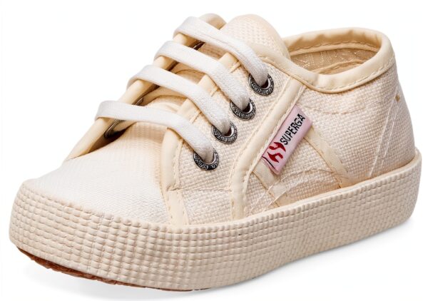 Superga Sneaker Unisex Bambino Bianco White 23 EU Tessuto-0