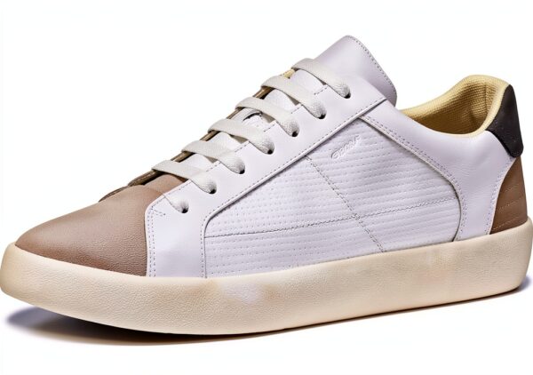 Sneaker uomo Geox suola perforata colore Navy-5