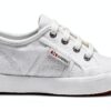 Superga Sneaker Unisex Bambino Bianco White 23 EU Tessuto-1