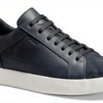 Sneaker uomo Geox pelle bassa suola resistente-0