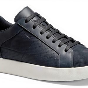 Sneaker uomo Geox pelle bassa suola resistente-0