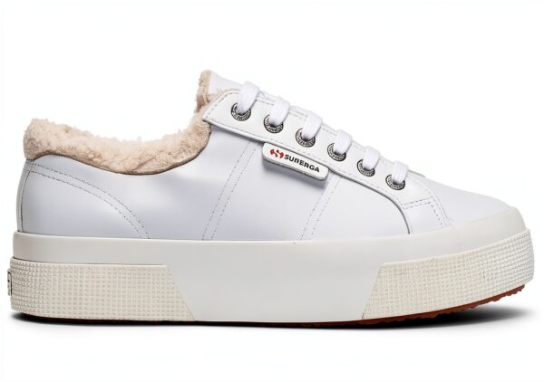 Superga Wedge Donna White Ice 36-40 EU Sneaker Low‑Top Vegan‑Certified-0